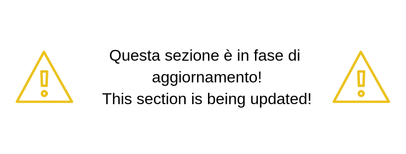 Questa sezione è in fase di aggiornamento! This section is being updated! |  Forum pace